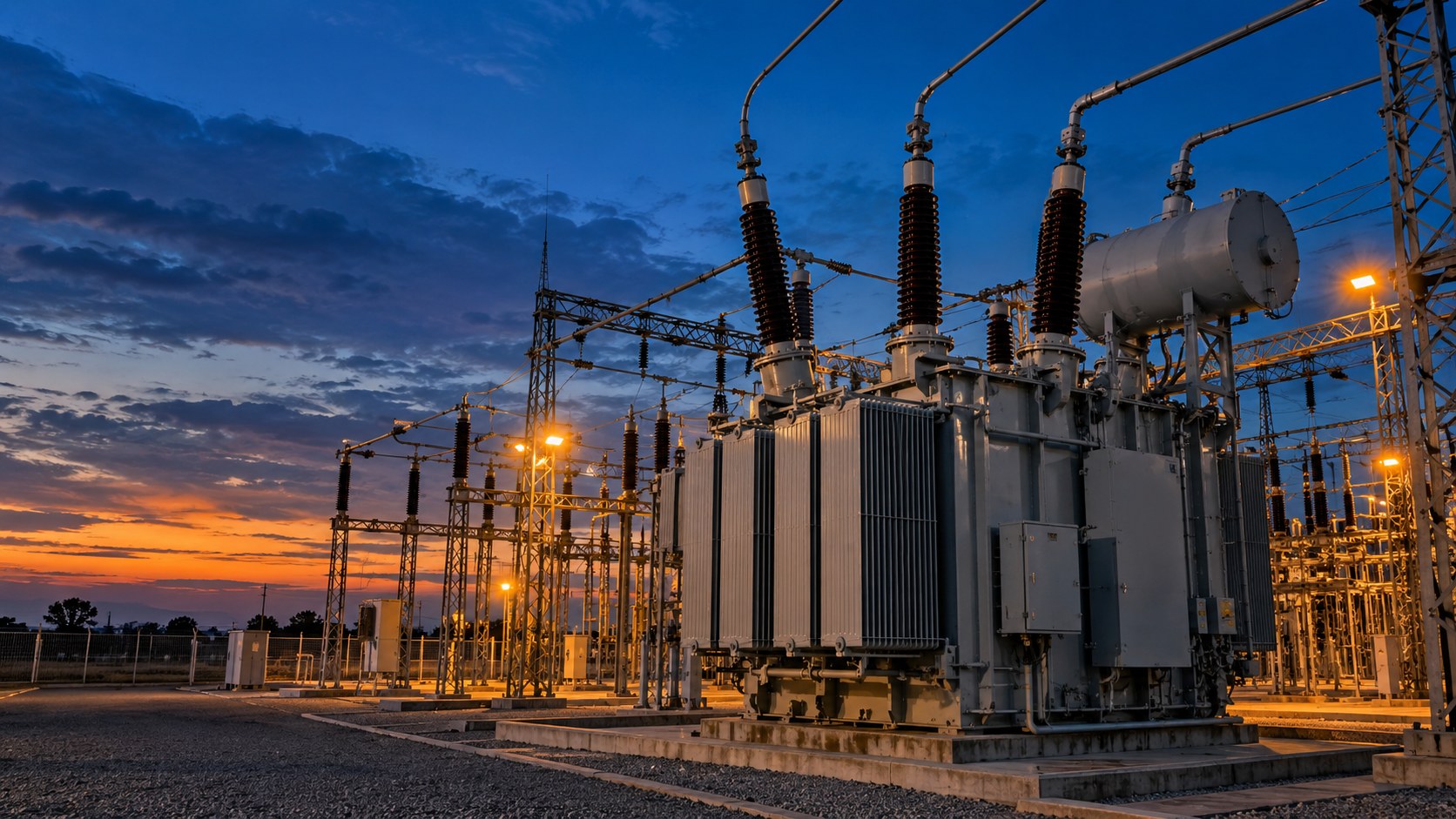 High-voltage power transformer